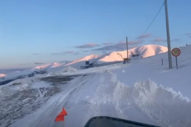 dimineata rece si cu zapada in aprilie la balea lac s au inregistrat minus 10 grade in hunedoara alba