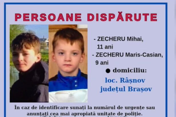 Alerte in Rasnov Doi frati de 9 si 11 ani au disparut de o zi Cine ii recunoaste este