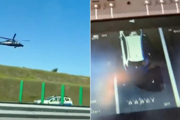 Un tanar de 19 ani sofer a fost urmarit de politie atat pe terren cat si din aer pe Autostrada A2 pentru