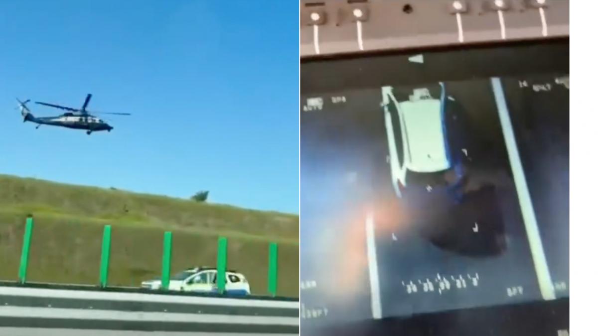 Un tanar de 19 ani sofer a fost urmarit de politie atat pe terren cat si din aer pe Autostrada A2 pentru